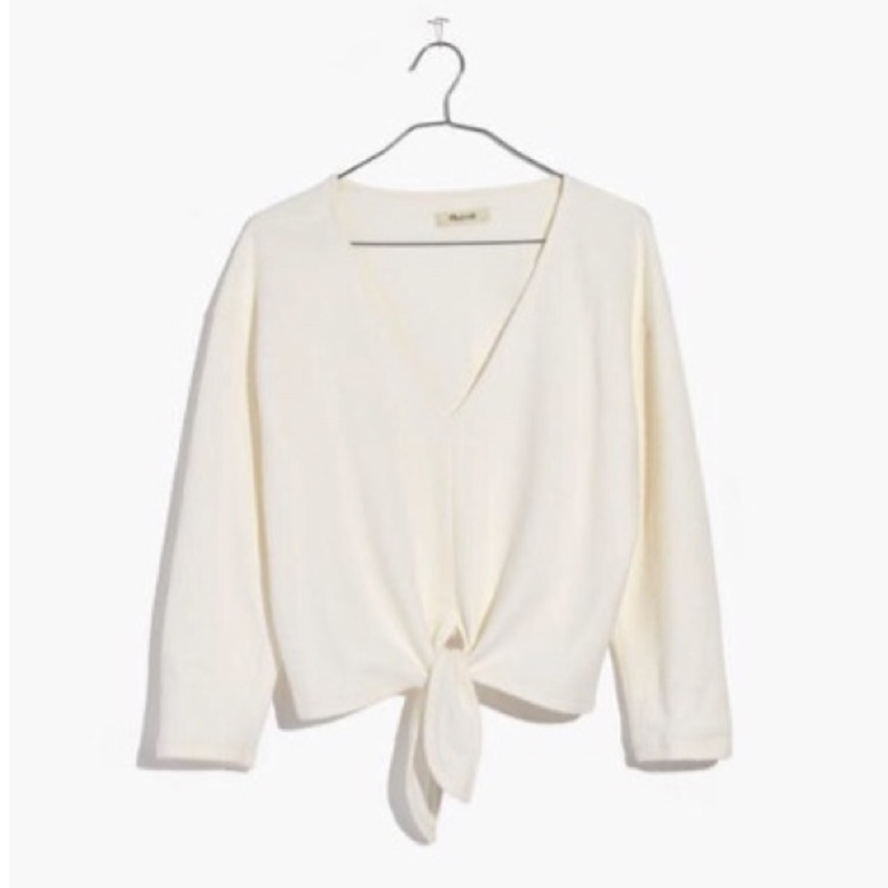 Madewell Textured Tie-Front Top ✨